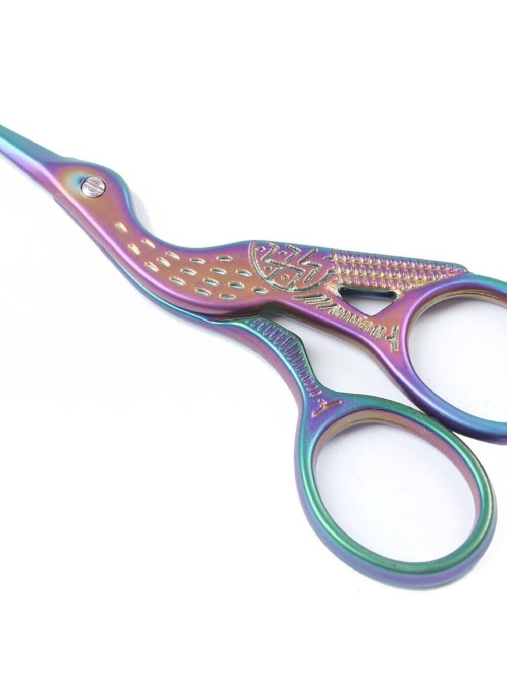 Stainless Steel Sharp Tip Classic Stork Scissors Crane Design Sewing
